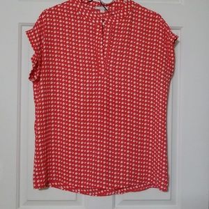 EUC Pleione Split Neck Blouse